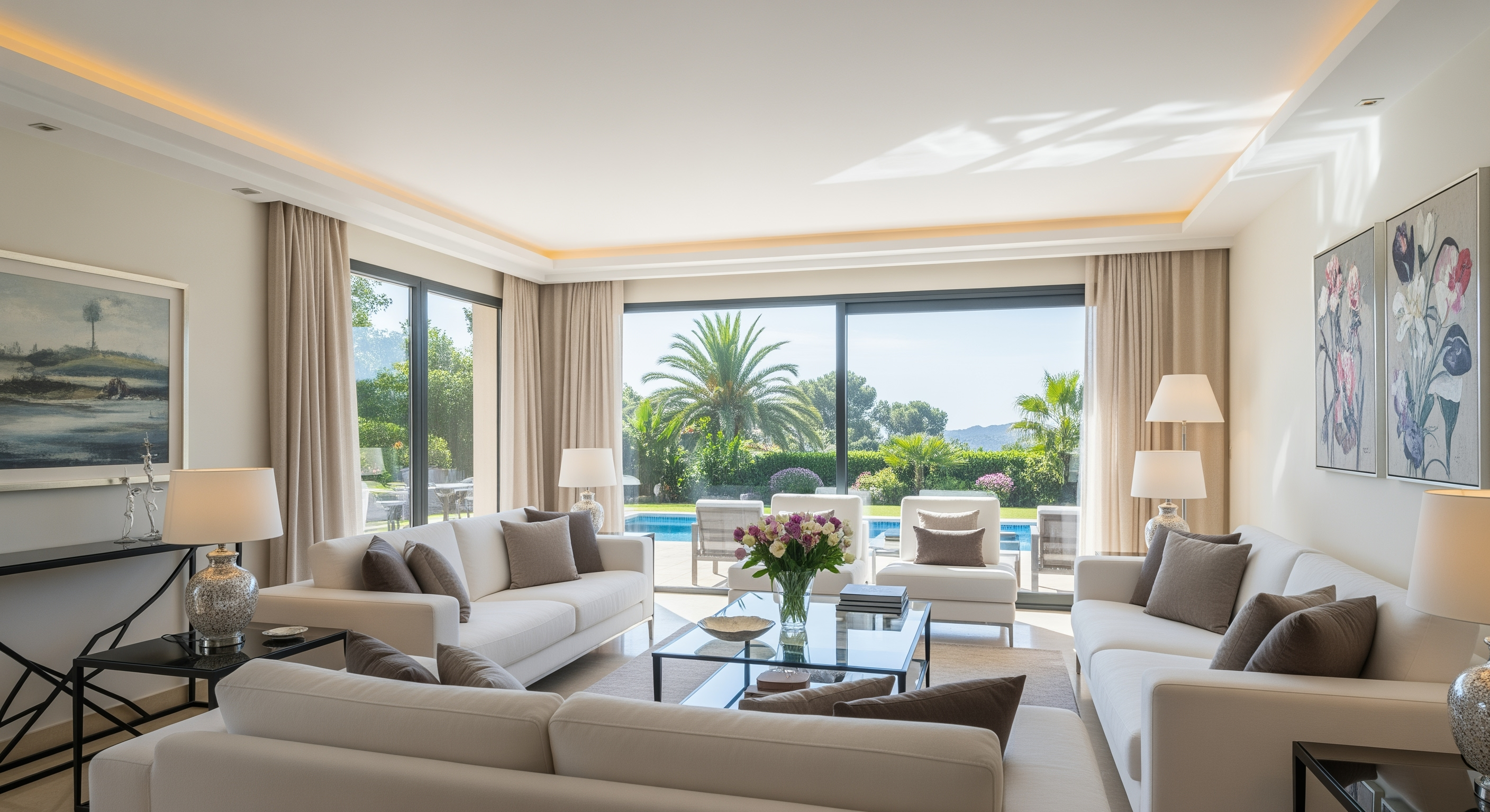 Marbella Villa Living Room