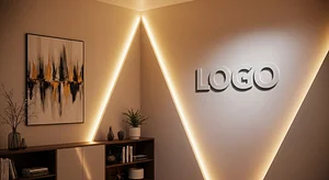 Empowered Office Elegance - Virtual Office Background