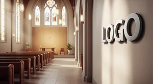 Graceful Sanctuary - Virtual Office Background