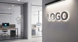 Modern Startup Studio - Virtual Office Background