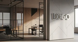 Abstract Berlin Office - Virtual Office Background