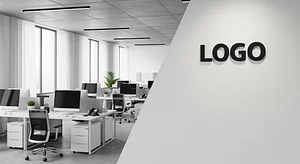 Minimalist White - Virtual Office Background