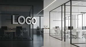 Modern Glass - Virtual Office Background