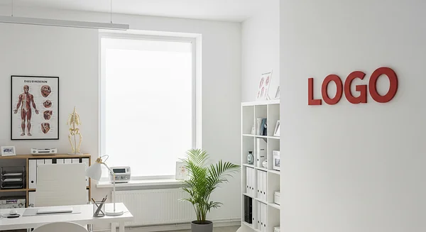 Modern Medical Office - Podcast background for Real Estate Agents