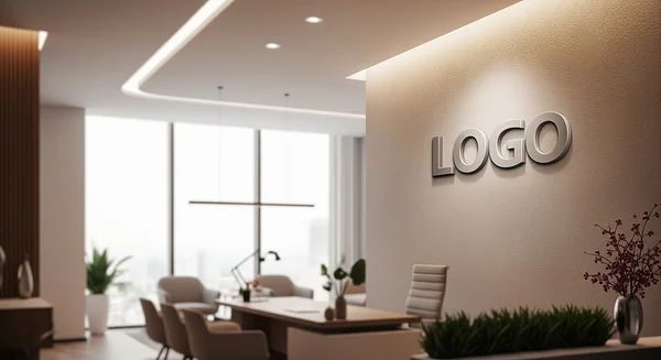 Modern Realty Office Professional Virtual Office Background for Video Calls - Real Estate