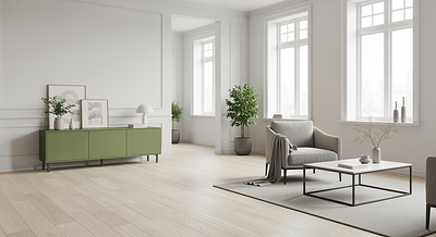 Scandinavian Serenity Professional Virtual Office Background