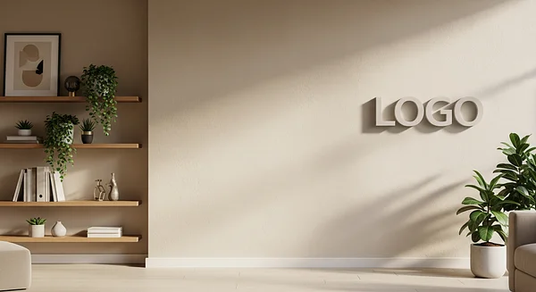 Golden Warmth Workspace Professional Virtual Office Background for Video Calls - Creative