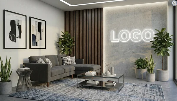 Scandinavian Office Bliss - Zoom background for Financial Advisors