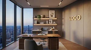 Urban Skyline Suite Corporate Virtual Office Background