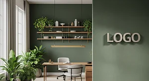 Verdant Brass Thinkspace Corporate Virtual Office Background