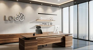 Aurora Tech Suite Executive Virtual Office Background