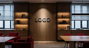 Crimson Walnut Finance Loft Executive Virtual Office Background