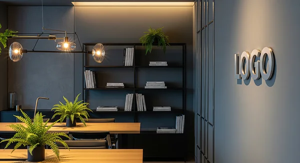 Slate Fern Consultancy Haven Professional Virtual Office Background for Video Calls - Consulting