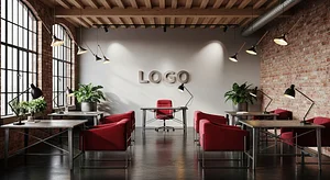 Crimson Ash Design Loft Creative Virtual Office Background
