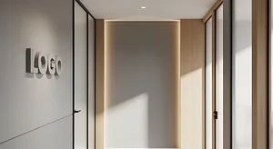 Modern Studio Calm - Virtual Office Background