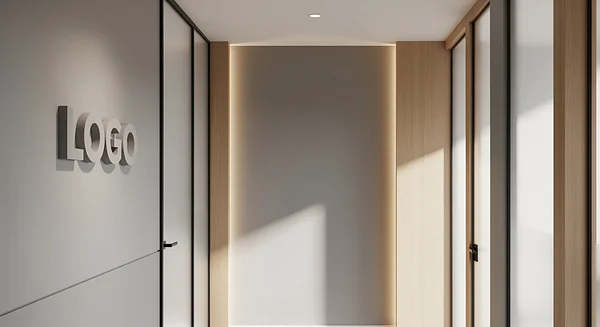 Modern Studio Calm Professional Virtual Office Background for Video Calls - Studio