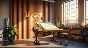 Ambergrain Architect Loft Creative Virtual Office Background